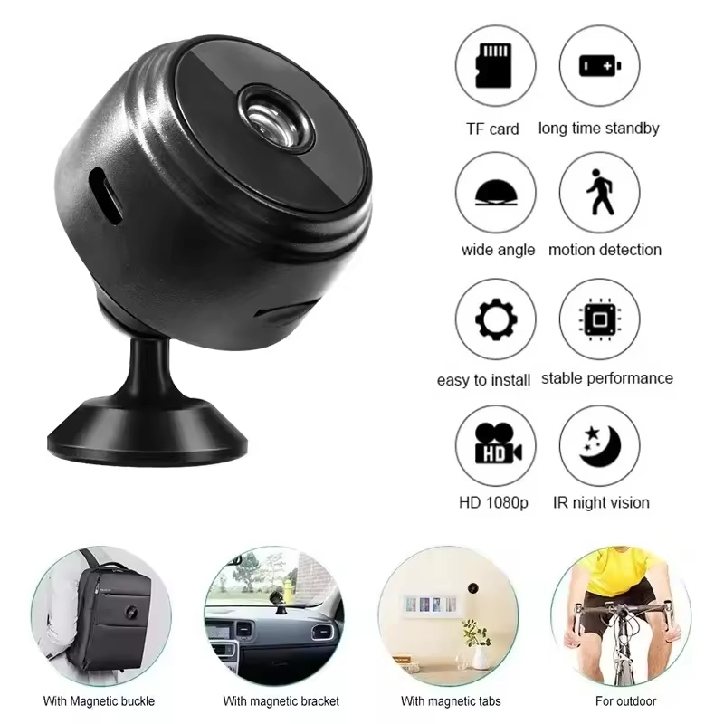 Wireless Baby Monitor - Mini Cámara de Seguridad WiFi HD