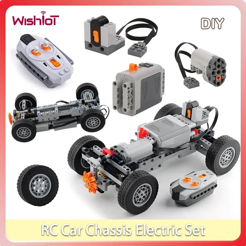 Lego Set Technic - Chasis de coche teledirigido 4WD, conjunto