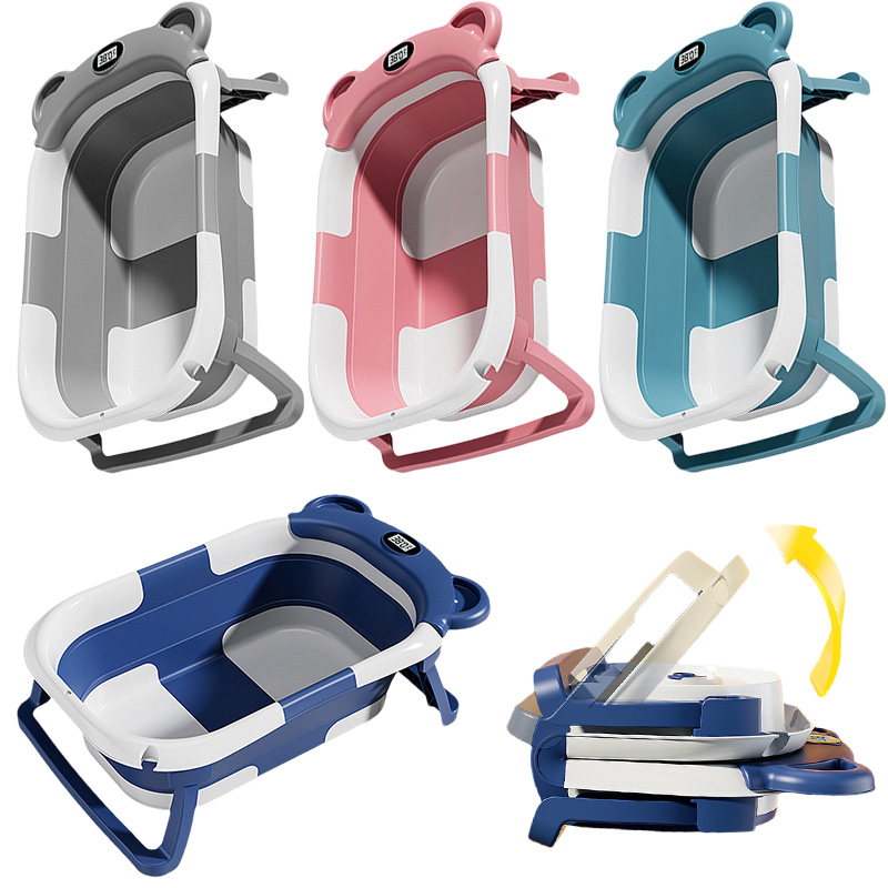 Baby Products For Newborn - Bañera plegable para baño de bebé,