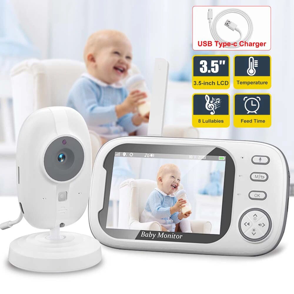 Wireless Baby Monitor - Monitor de vídeo para bebé de