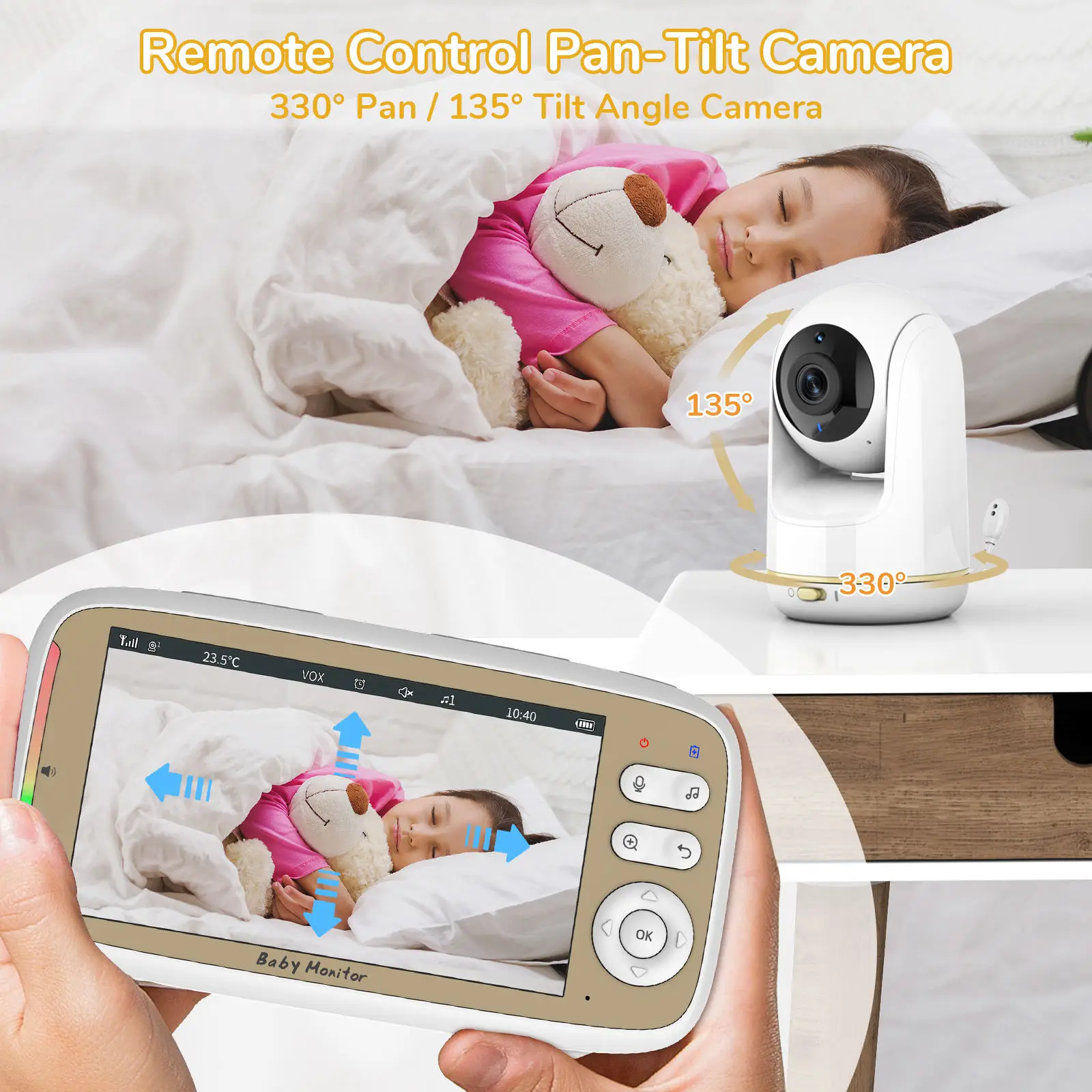 VB803 PRO Baby Monitor,con 2pc - Wireless Baby Monitor reseña y precio