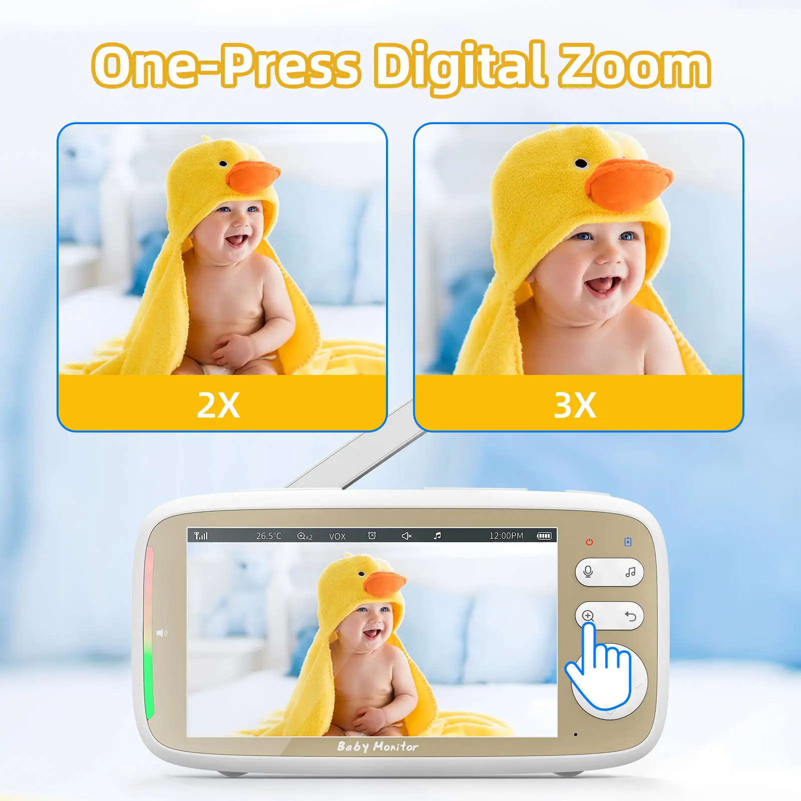 VB803 PRO Baby Monitor,con 2pc - Wireless Baby Monitor reseña y precio