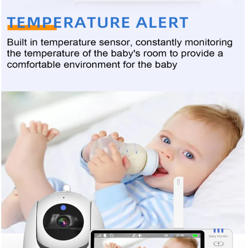 Monitor de Bebé con Video de 5 - Wireless Baby Monitor reseña y precio
