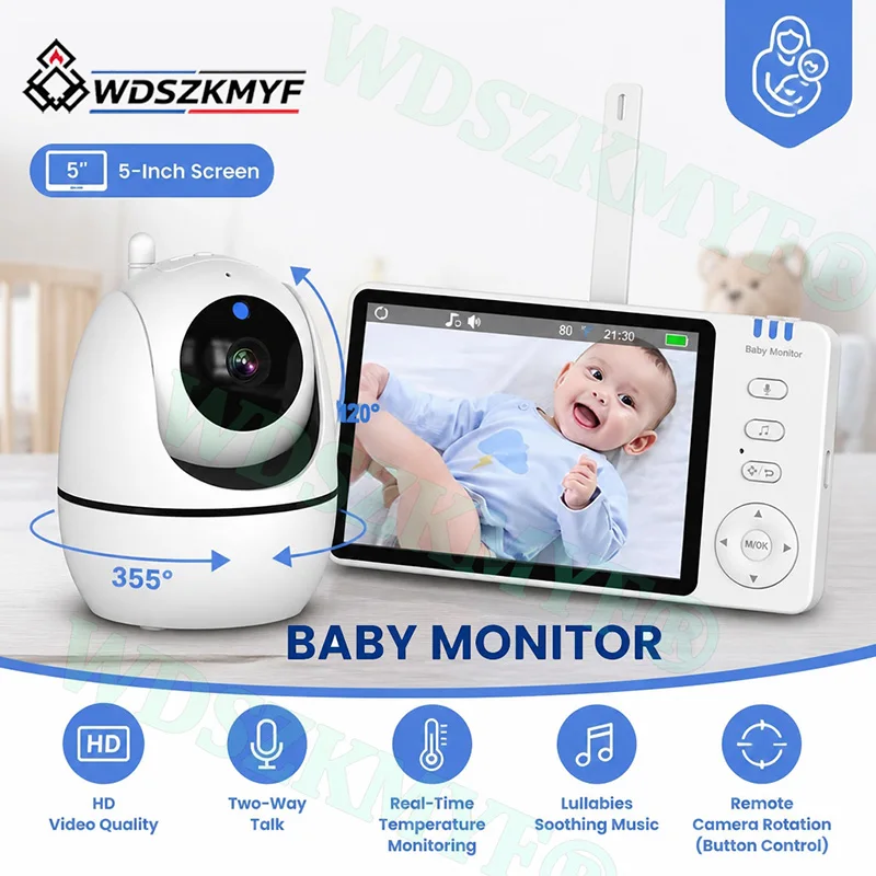 Monitor para Bebés de 5 Pulgad - Wireless Baby Monitor reseña y precio