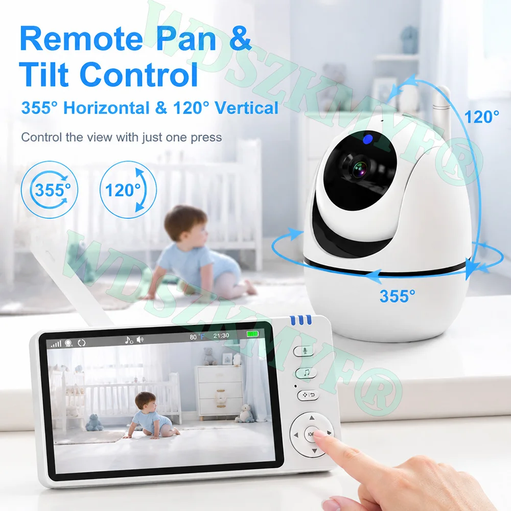 Monitor para Bebés de 5 Pulgad - Wireless Baby Monitor reseña y precio