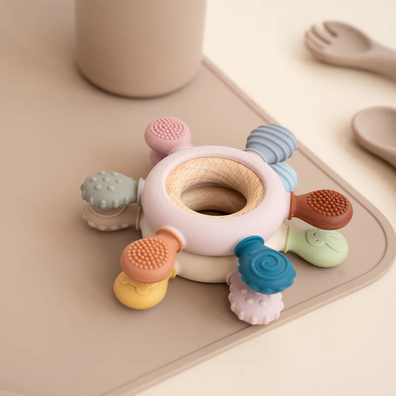 Mordedor de silicona de grado  - Baby Products Application reseña y precio
