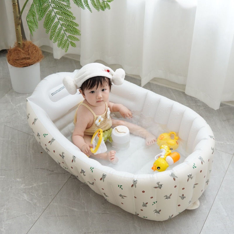 Bañera inflable de dibujos ani - Baby Products For Newborn reseña y precio