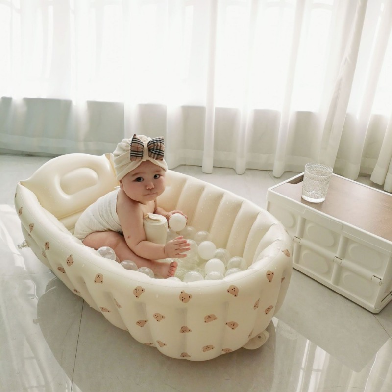 Bañera inflable de dibujos ani - Baby Products For Newborn reseña y precio