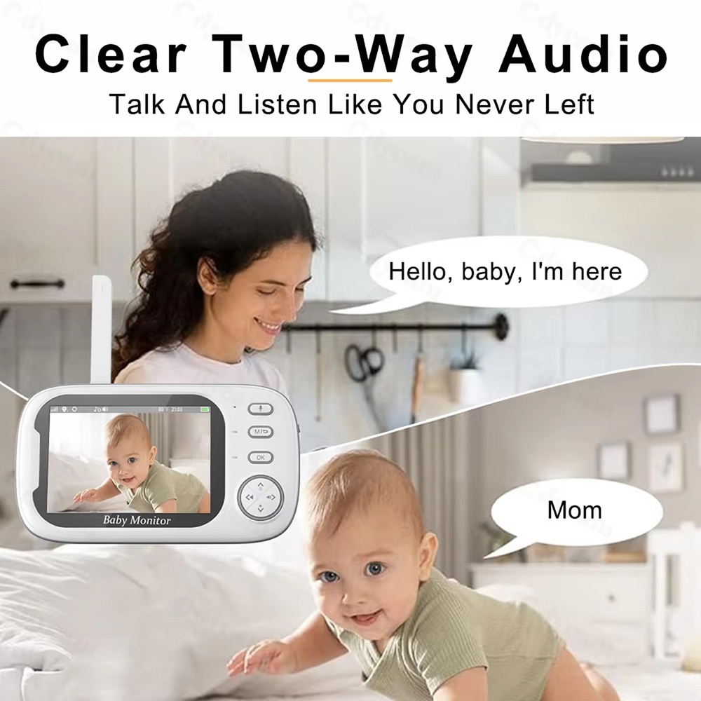 Monitor para Bebés de 3.5 Pulg - Wireless Baby Monitor reseña y precio