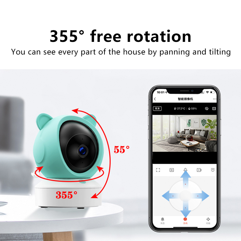 Danmini 1080P Monitor de bebé  - Wireless Baby Monitor reseña y precio