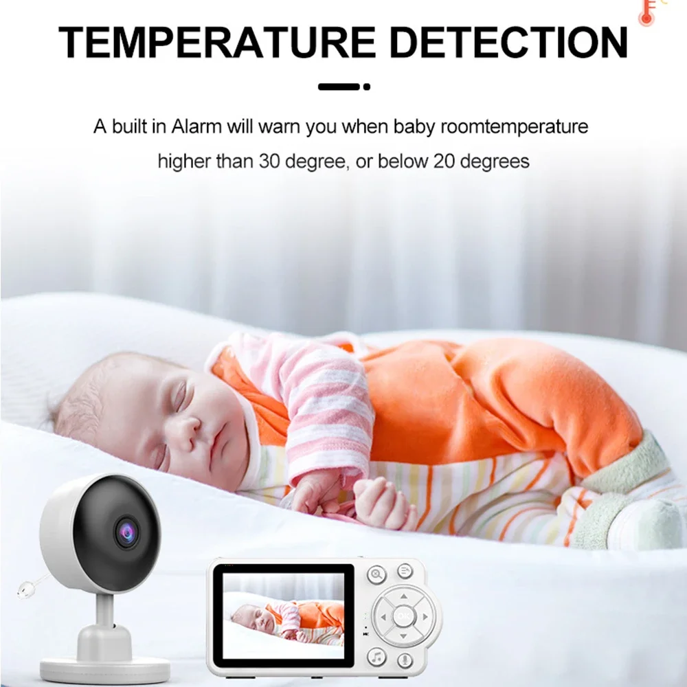 Monitor de vídeo para bebé de  - Wireless Baby Monitor reseña y precio