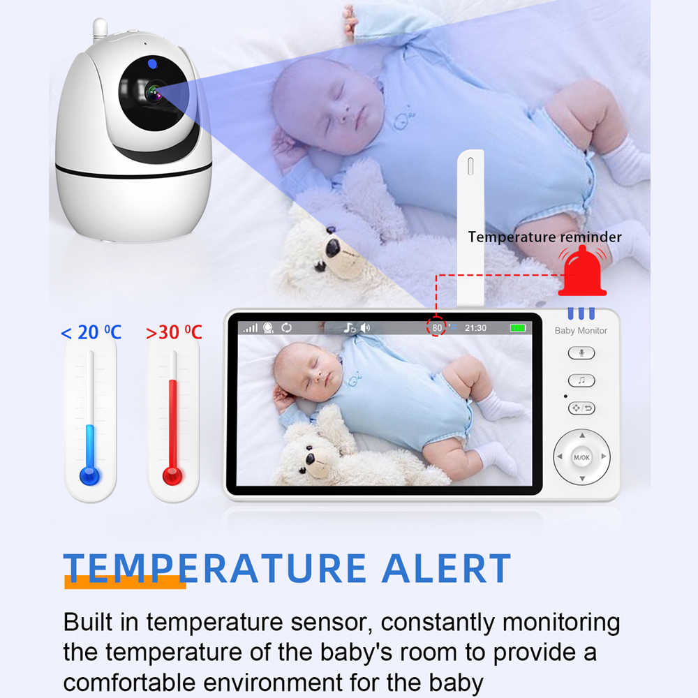 Monitor de vídeo para bebés co - Wireless Baby Monitor reseña y precio