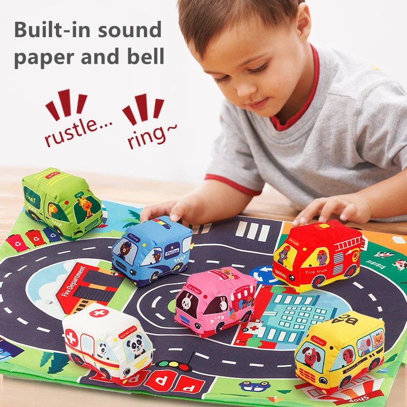 Juego de coches de juguete sua - Play Mat reseña y precio