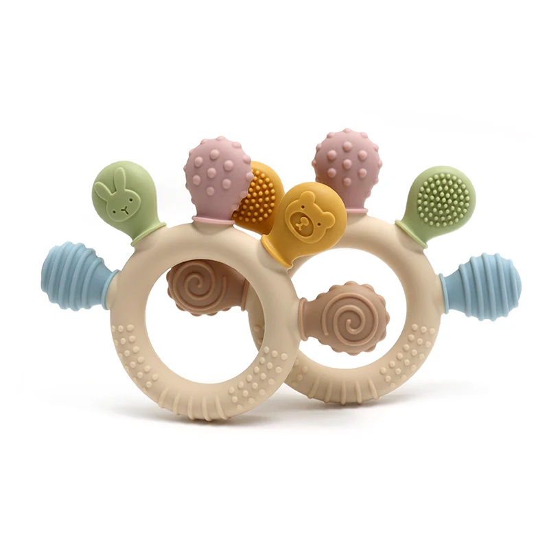 Nuevo anillo mordedor de silic - Baby Products Application reseña y precio